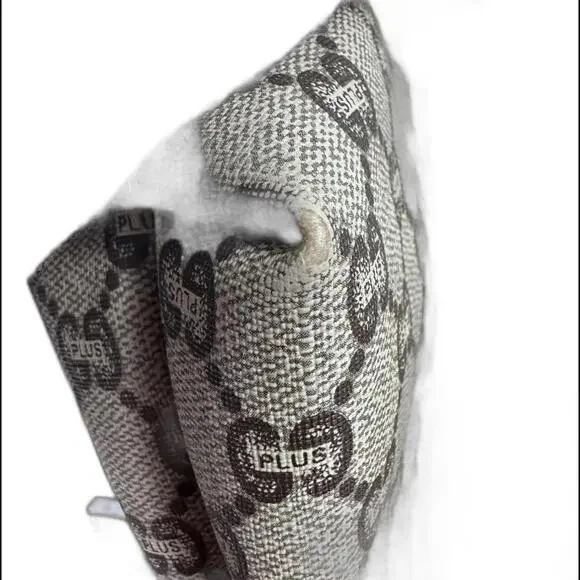 Gucci Vintage 1970's Large Coated PVC Tote Bag in Plus GG Web (GGXX150) - Picture 3 of 16